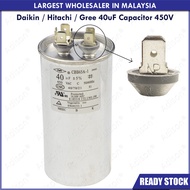 Daikin / Hitachi / Gree Capacitor 40uF 450V