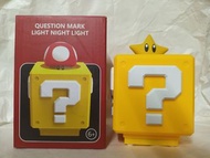Mario。 question mark light 星星夜燈