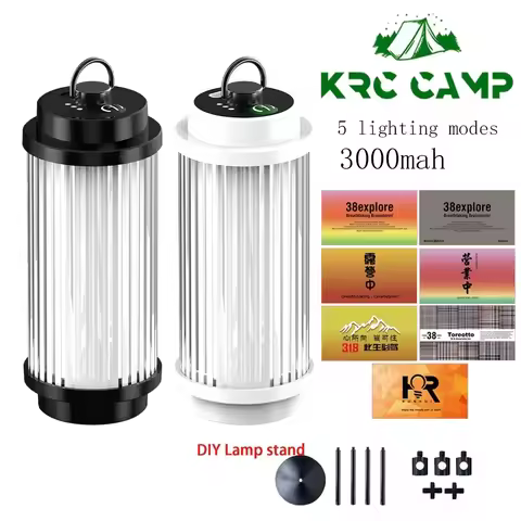 3000mAh 38-KT 38 Light 38 Explore USB Rechargeable Camping Lanterns Outdoor Tent lamp Powerful Mini