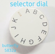 tombol selector mesin jahit portable butterfly jh5832a