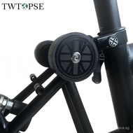 【In stock】TWTOPSE Bicycle Widen British Flag Easy Wheel For Brompton Folding Bike Titanium Bolt IALT