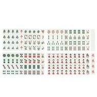 【SG Local Stock】Mahjong Tiles 168 pcs 36 mm tiles cards with carrier bag contains animal tiles 麻将牌带包