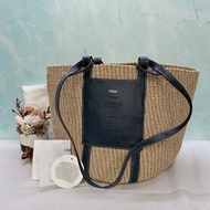 CHLOE x Mifuko聯名Woody草編托特包