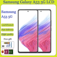 Original AMOLED Samsung Galaxy A53 5G LCD Display Touch Screen With Frame Replacement