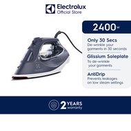 Electrolux E6SI3-61NW Steam Iron 2400W Quick Heat AntiDrip Glissium Soleplate 0.33L 2 Years Warranty