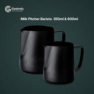 Barista Black Milk Pitcher – 350ml & 600ml Espresso Milk Jug | Steaming & Latte Art Pitcher