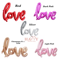 Belon Foil Tulisan Love ( Besar & Kecil )