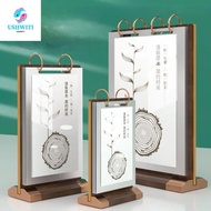 MLINX Ads Display Stand, Multi page Loose leaf Menu Card Holder, Multipurpose Label Holder Aon-slip 