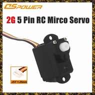 2g Micro Servo 5 Pin Wltoys Fixed-wing A220 F949 A160 A800 Universal Servo For RC Drone Mini Plane F