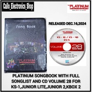 Platinum Songbook With Full Songlist And CD Volume 28 For KS-1/Junior Lite/Junior 2/Kbox 2