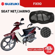 SUZUKI SEAT NET MOTOR - FX110 FX 110 SEAT NETT BLACK HITAM JARING SARUNG KUSYEN SEAT COVER NETT UNIV