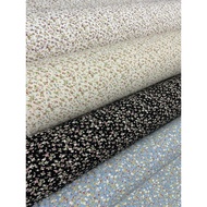 Cringkle crinkle fabric material with turkish floral motif