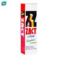 Zact แซคท์ ยาสีฟัน กล่องสีแดง 160 กรัม สำหรับผู้สูบบุหรี่