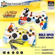 2 PCS - STIK STICK PS3 WIRELESS PLAYSTATION 3 + KABEL CHARGER - FLYHIGH konsol