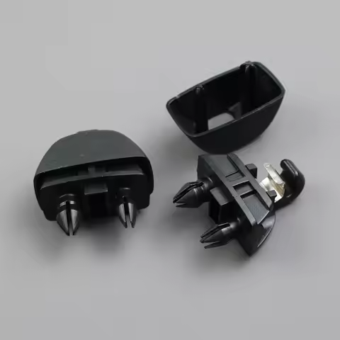 2pcs Black Sun Visor Clip Holder 4G0857562 For Audi A6/Avant C7 C8 11-20 A7 Sportback 12-25 A8 14-20
