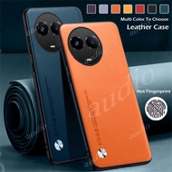 Plain Skin Luxury Leather Phone Case For Realme 11x 11 12x 12+ 12 Pro+ 5G NFC 4G 2024 Texture Soft S