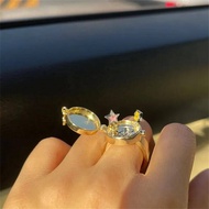 GESAGEW Creative Party Gift Men Spongebob Close Friend With Cover BFF Ring Anime Opening Ring Best Friend Forever Rings Women Jewelry Accessories