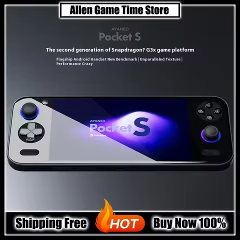 Ayaneo Pocket S Gx3 Gen2 6-Inch 2k Bezel-Less Mirror Screen Android Gaming Handheld Ultra Portable P