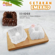 THE BAKER Food Grade Plastic Jelly Pudding Mould - Emerald