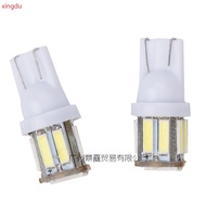 1psc Car LED bulb T10-7020 (7014) -10SMD W5W width indicator light, reading light, license plate lig