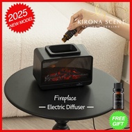 [Mega Sale] Fireplace Aroma Diffuser/Electric Burner. Kirona Scent. Free Essential Oil