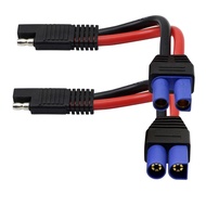 GINTOOYUN EC5 to SAE Cable, EC5 F/M Plug to SAE Connector Power Automotive Cable Wire 10AWG for Car 