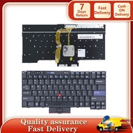 แป้นพิมพ์สำหรับแล็ปท็อปสำหรับ Lenovo Thinkpad T410 X220 T420 T410I T420S T400S X220I คีย์บอร์ดเปลี่ย