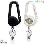 QBK6Q Badge Reel Clip Student 8 Color Card Holder Anti Lost Outdoor Easy Pull Buckle