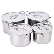 Stainless Steel Stock Pots (8 PIECES)  free sandok