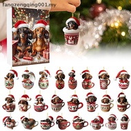 F1MY Dachshund Advent Calendar 2025, 2025 Christmas Advent Calendar, 24 Days Christmas Countdown Cal