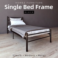 (Self-assembly) HomeZ Single Bed Frame -Divan Pull Out Bed frame/  Metal Bed Frame