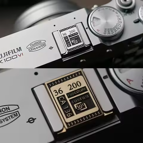 Camera Hot Shoe Cover For Canon 5D4 Fujifilm X100V Pentax GH5 S5M2 Metal Camera Decoration Nikon Pan