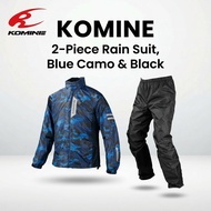 KOMINE RK-539 RK-5393 FIATO Breathter Rainwear Jacket and Pants Set Waterproof 27000mm Motorcycle Ra