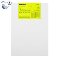 Midori Flat Diary 2026 A4 A5 Monthly Planner Black White Starts October 2025