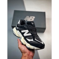 New Balance NB 9060 Original wear-resistant breathable low-cut sports shoes casual black and white U