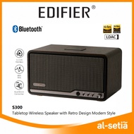 EDIFIER S300 Vintage Retro Wireless Tabletop Speaker | 80W RMS | Hi-Res Audio | AirPlay 2 Support | 