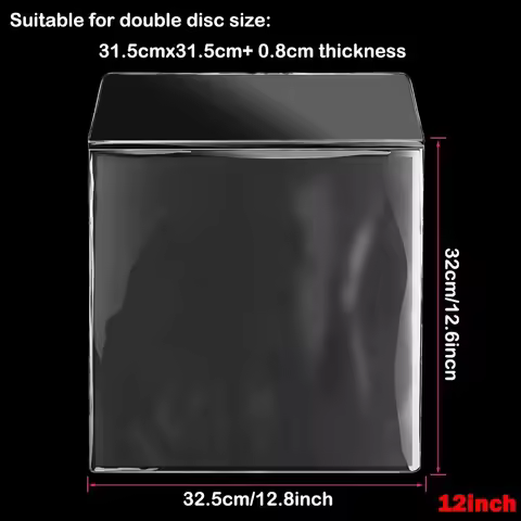 Useful 7/10/12 inch Vinyl Records Sleeve Resealable Thickened Record Protection Record Storage Bags 
