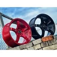 New Car Sport Rim Flow Forming ADVAN RACING GT BEYOND WHEELS 17x7.5J 8x100/114.3 CANDY RED & GLOSS B