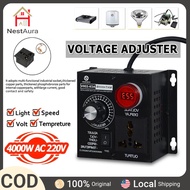AC 220V 4000W SCR Voltage Regulator Dimmers Motor Speed Controller Thermostat Electronic Variable Vo