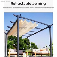 Outdoor Aluminum Alloy Sunshade Gazebo 3Mx3M Waterproof UV Protection Relax Tent Garden Patio Canopy