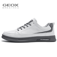 GEOX_คุณภาพสูง รองเท้าผ้าใบผู้ชาย อัปเปอร์ระบายอากาศ พื้นรองเท้าทนต่อการสึกหรอ รองเท้าอินเทรนด์ รองเท้าลำลองรองเท้าผู้ชายรองเท้าสีขาวระบายอากาศอินเทรนด์รองเท้ากีฬาผู้ชายรองเท้าผ้าใบหนังหุ้มข้อต่ำ