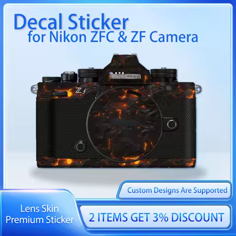 For Nikon ZF ZFC Camera Skin Decal ZF Camera Premium Decal Skin ZF Protective Film Cover Film ZFC An