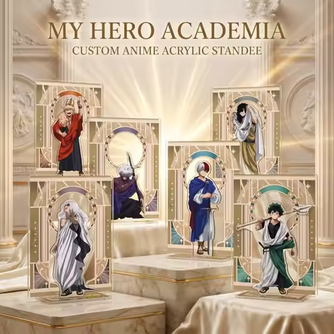 My Hero Academia Double Insert Acrylic Stand Keychain 2026 New Izuku Midoriya Katsuki Bakugo Shoto T