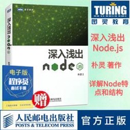 【官方旗艦店】 深入淺出Node.js 樸靈原創 Node.js開發實戰詳解計算機編程設計web開發Node.js實戰n