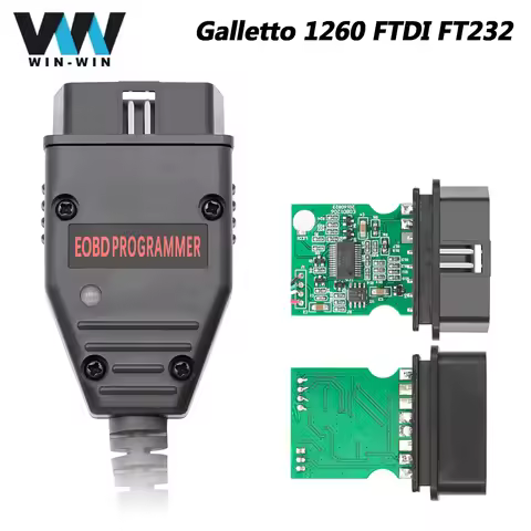 Galletto 1260 ECU Chip Tuning Tool FTDI Chip ECU Flasher Programmer Read&Write Auto OBD 2 Scanner Ca