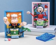 大力水手 積木 lego Popeye 愛麗絲 積木 擺設 擺件 裝飾 公仔 禮物 送禮 生日禮物 聖誕禮物 新年禮物 情人節