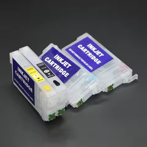 4Color T40V Refill Ink Cartridge with Chip for Epson T2170 T3170 T5170 T3170M T5170M Printer