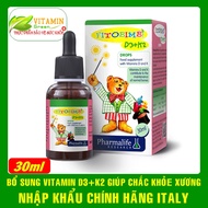 FITOBIMBI D3+K2 supplements Vitamin D3K2 to help enhance calcium absorption | GENUINE IMPORTED Italy