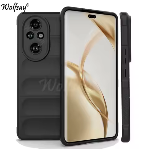 Shockproof Phone Case For Honor 200 Pro Case Anti-Slip Silicone Full Back Cover Honor 200 Pro Case F