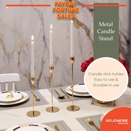 Mojomore Wedding Event Metal Candle Stick Holder Fine Dine Candle Light Dinner Decor Candle Stand